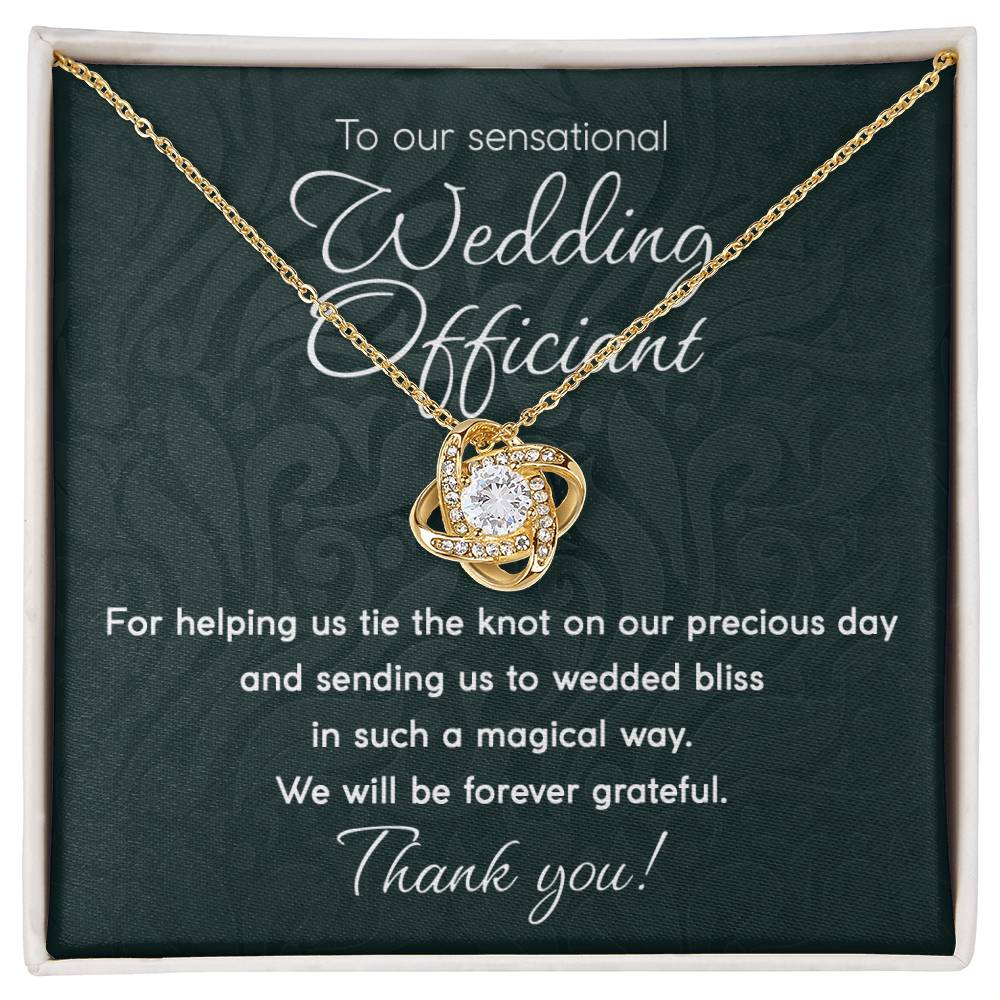 To Our Sensational Wedding Officiant