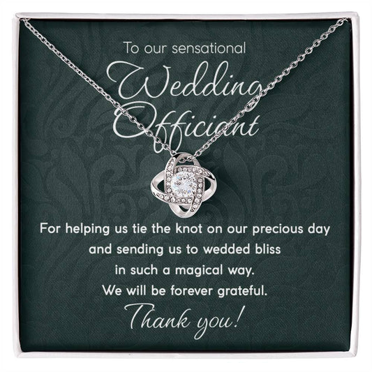 To Our Sensational Wedding Officiant