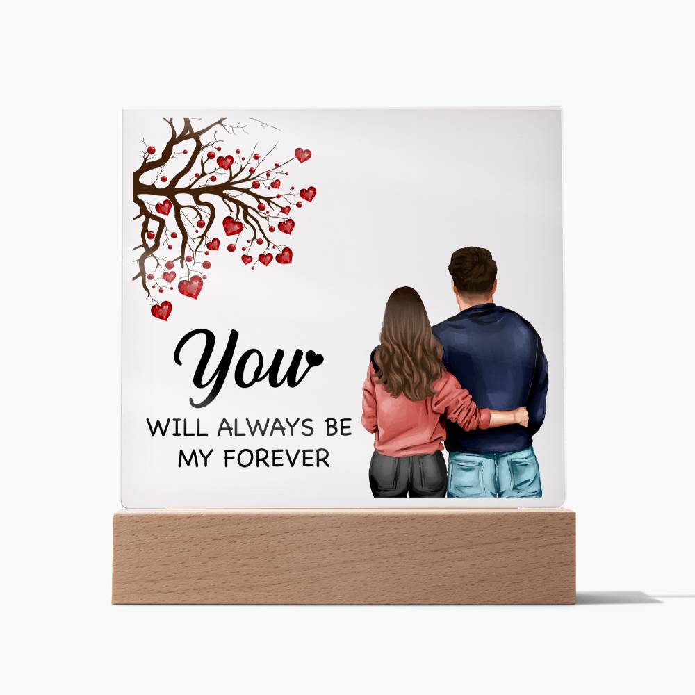 Heartfelt Affection Acrylic Square Plaque