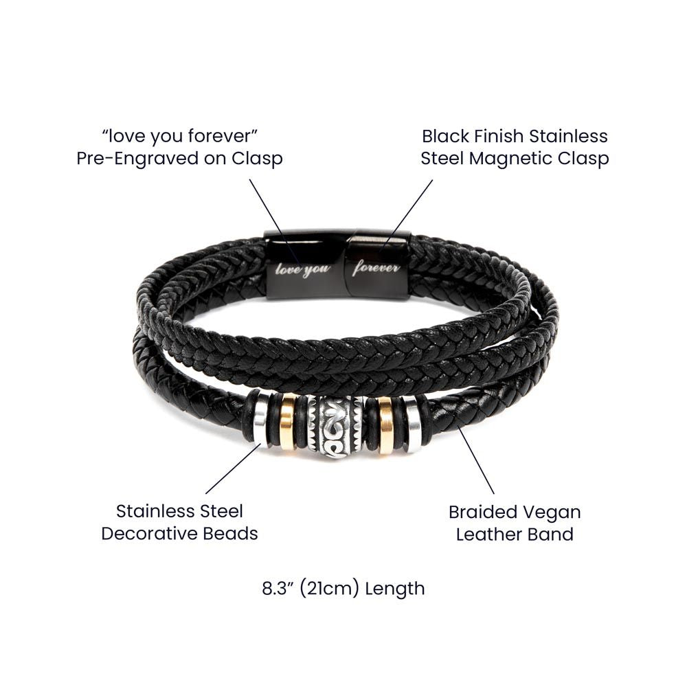 Engraved Sentiments: A Timeless Bracelet for My Beloved