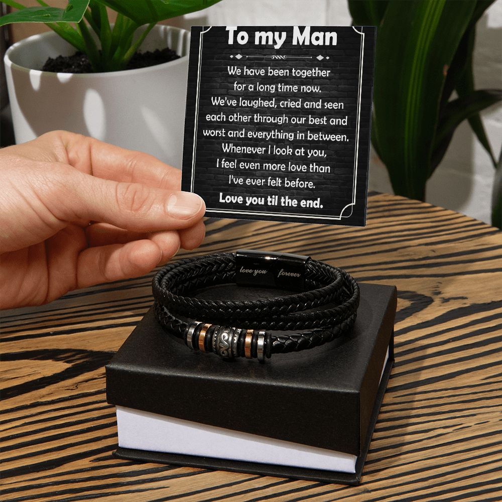 Engraved Sentiments: A Timeless Bracelet for My Beloved