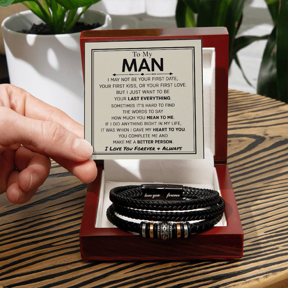 Signature Bracelet for My Man: A Timeless Expression of Masculine Elegance