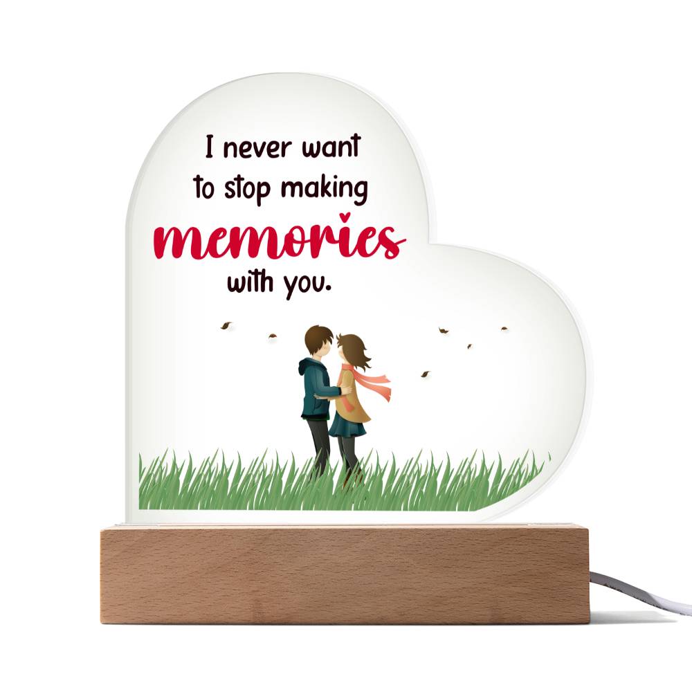 Heartfelt Thoughts Forever Acrylic Plaque