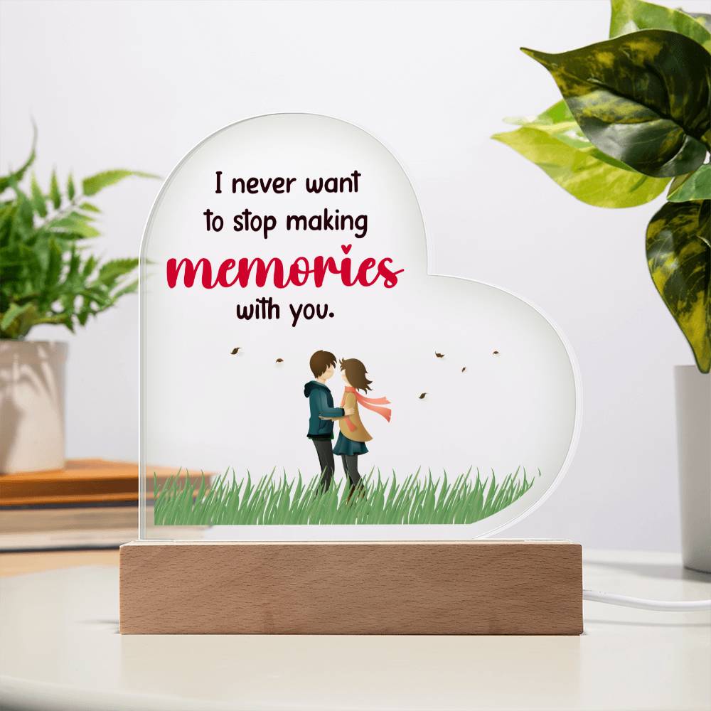 Heartfelt Thoughts Forever Acrylic Plaque